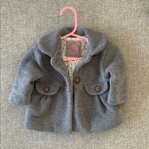 Next baby girl fleece coat
